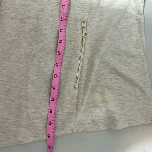 Tart Collections Heathered Oatmeal Front Shawl Collar Jacket Size 4X - Picture 6 of 6